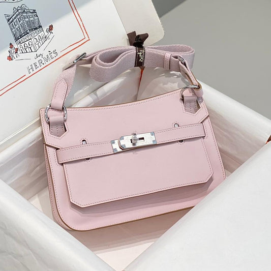 HM JYPSI¨¨RE MINI 23 MAUVE PALE CALFSKIN SILVER HARDWARE