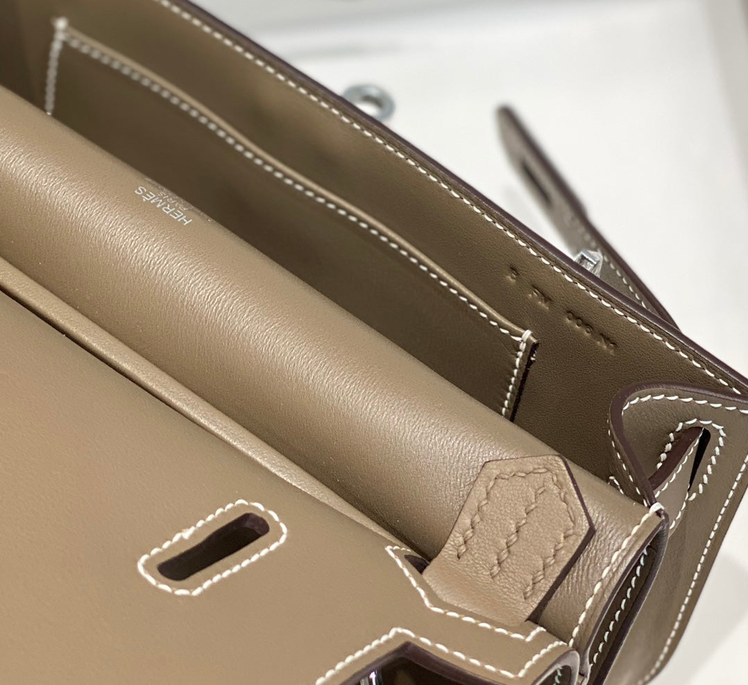 HM JYPSI¨¨RE MINI 23 TAN CALFSKIN SILVER HARDWARE