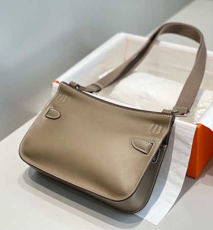 HM JYPSI¨¨RE MINI 23 TAN CALFSKIN SILVER HARDWARE
