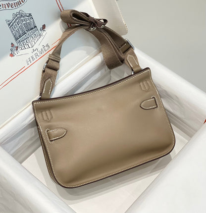 HM JYPSI¨¨RE MINI 23 TAN CALFSKIN SILVER HARDWARE