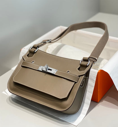 HM JYPSI¨¨RE MINI 23 TAN CALFSKIN SILVER HARDWARE