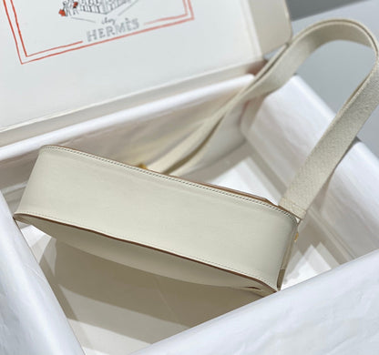 HM JYPSI¨¨RE MINI 23 CREAM CALFSKIN GOLD HARDWARE