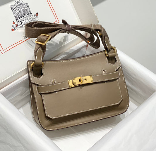 HM JYPSI¨¨RE MINI 23 TAN CALFSKIN GOLD HARDWARE