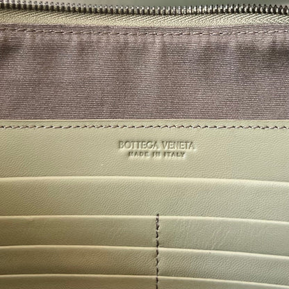 INTRECCIATO 30 IN LIGHT GREY LAMBSKIN