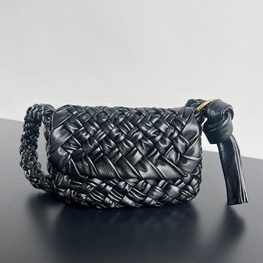 KALIMERO CITT¨¤ 25 IN BLACK CALFSKIN