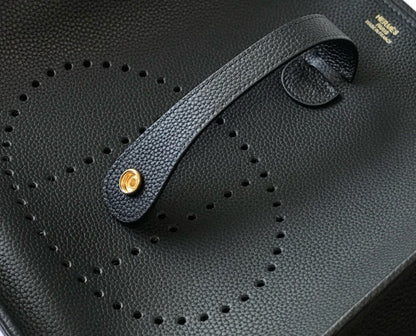 Evelyne 29cm Black Togo Ghw