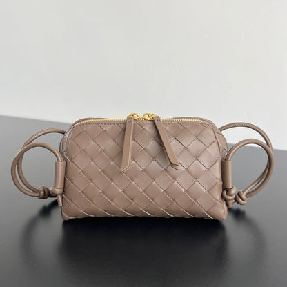 BV Concert Pouch 18.5cm Brown Lambskin