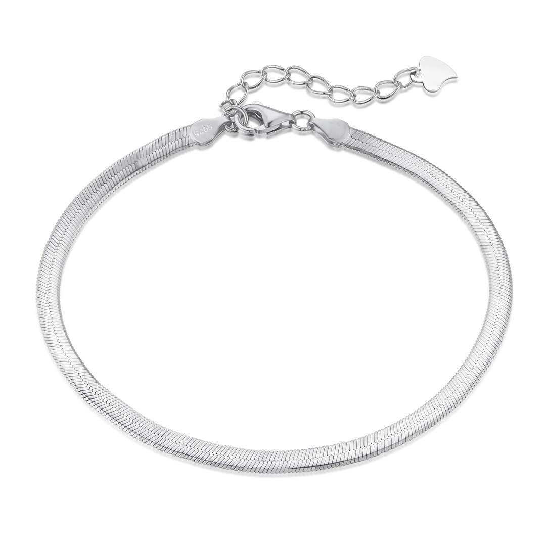 [HOT] Collier à chaîne plate en os de serpent