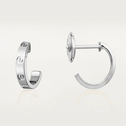 DIANA LOVE EARRINGS 2.65MM SILVER