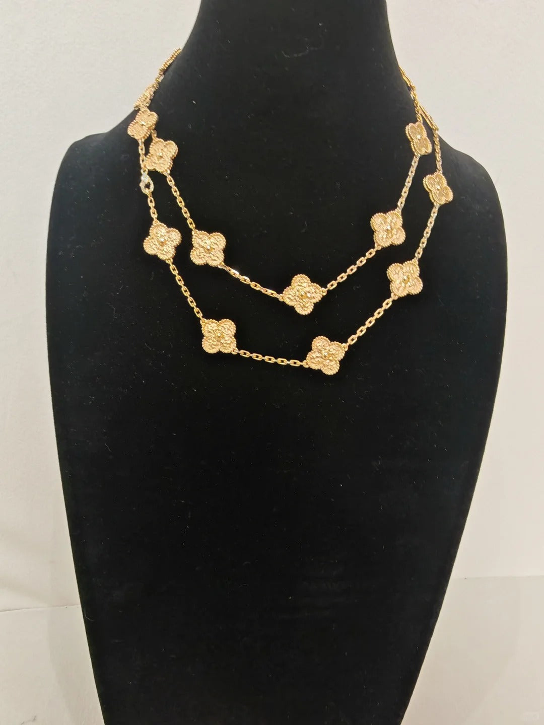 [🌟En vedette] COLLIER CLOVER 20 MOTIFS LASER DIAMANT