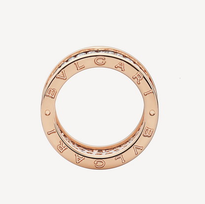 DIANA ZERO 1 WITH PAVED DIAMONDS ON THE SPIRAL RING