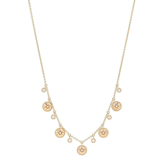 ROSE VENTS 5 MOTIF NECKLACE