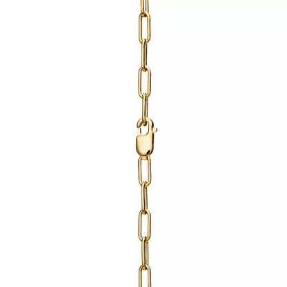 LOCK NECKLACE MEDIUM PENDANT GOLD PAVED DIAMONDS