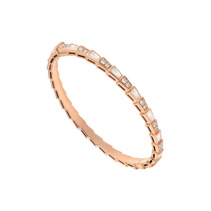 DIANA SERPENTI BRACELET PINK GOLD MOP DIAMOND