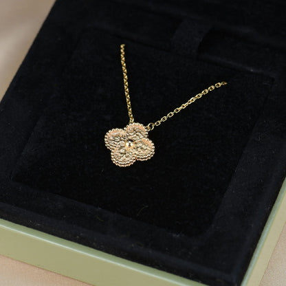DIANA CLOVER 15MM  BRONZING NECKLACE