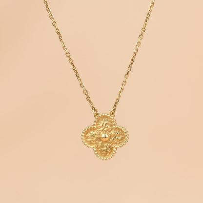 DIANA CLOVER 15MM  BRONZING NECKLACE