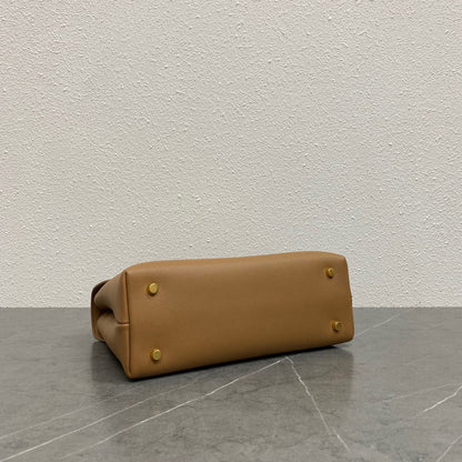 celin medium nino 25cm brown calfskin gold hardware