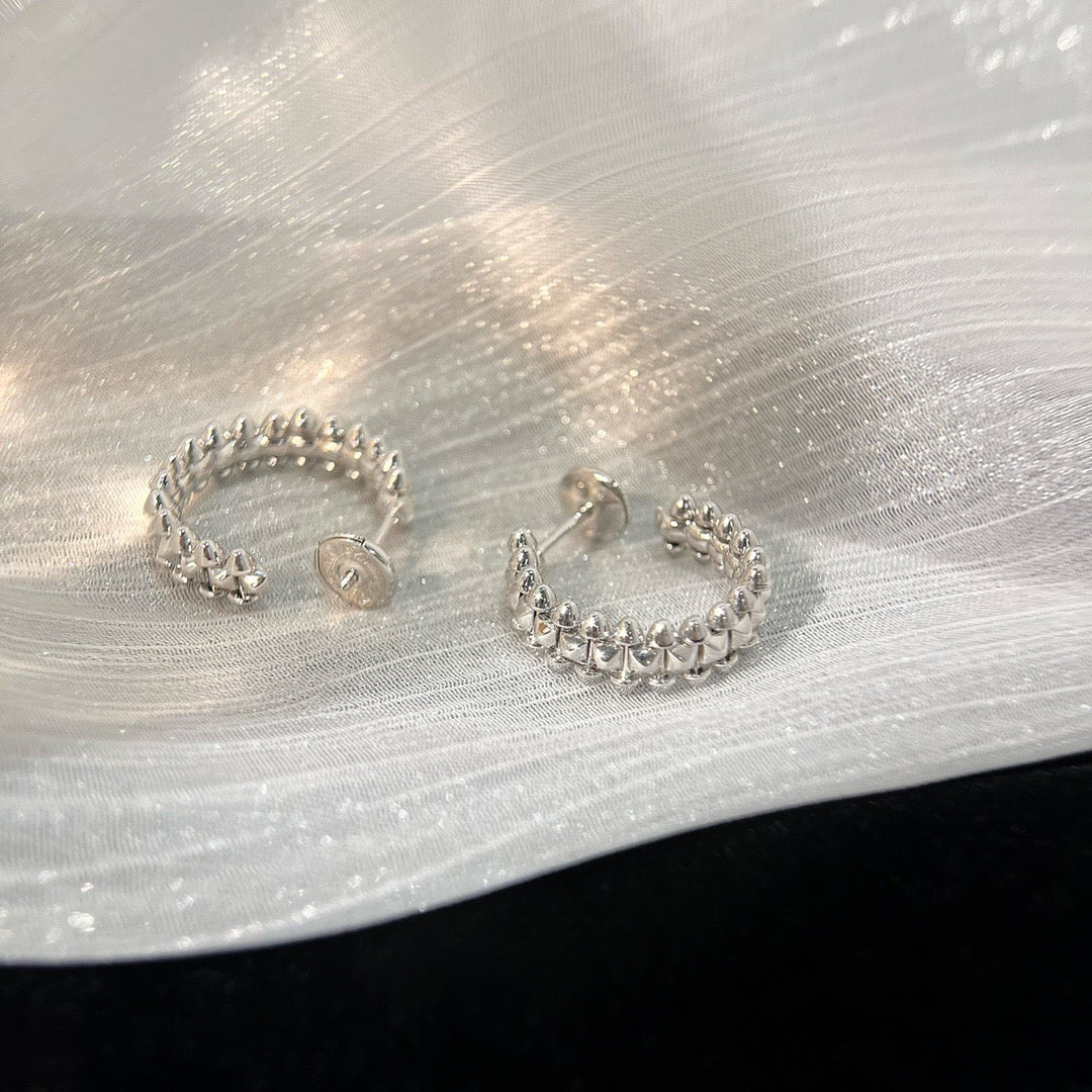 DIANA CLASH SMALL HOOP EARRINGS