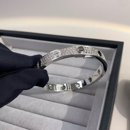 DIANA LOVE BRACELET 6.1MM DIAMOND-PAVED CERAMIC
