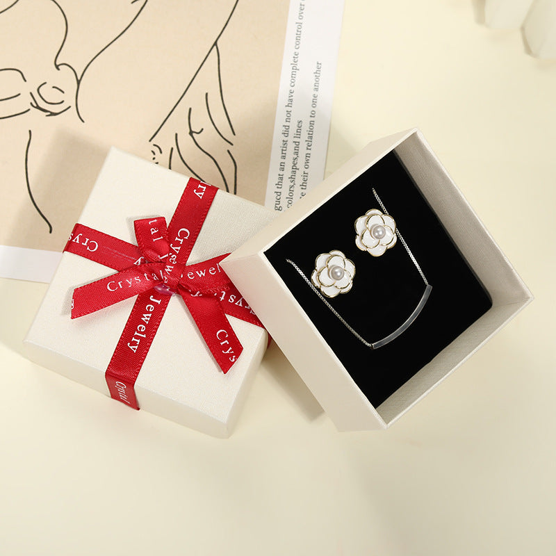 Coffret à bijoux Bowknot, coffret cadeau (sans logo)