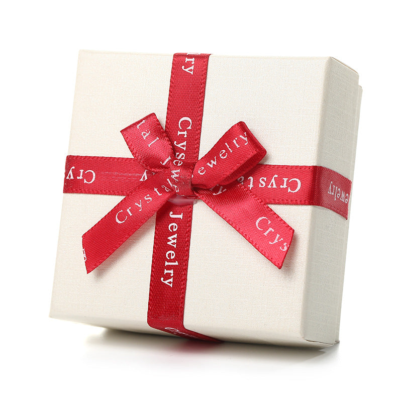 Coffret à bijoux Bowknot, coffret cadeau (sans logo)