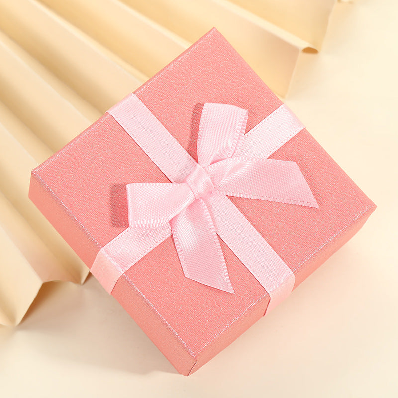 Coffret à bijoux Bowknot, coffret cadeau (sans logo)