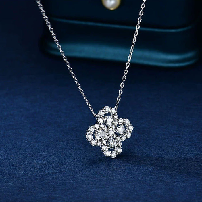 DIANA LOOP NECKLACE FULL MOTIF DIAMOND 16MM MULTIPLE COLORS