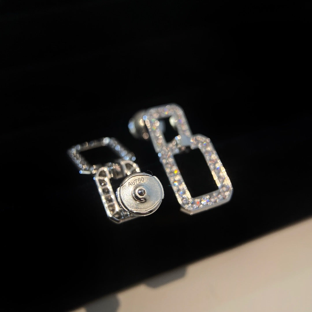 DIANA LINKS MEDIUM EARRINGS DIAMOND