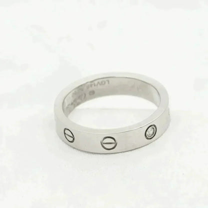 DIANA LOVE RING 4MM 1 DIAMOND SILVER