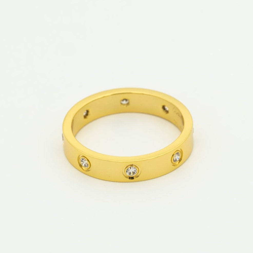 DIANA LOVE RING 3.6MM 6 DIAMONDS