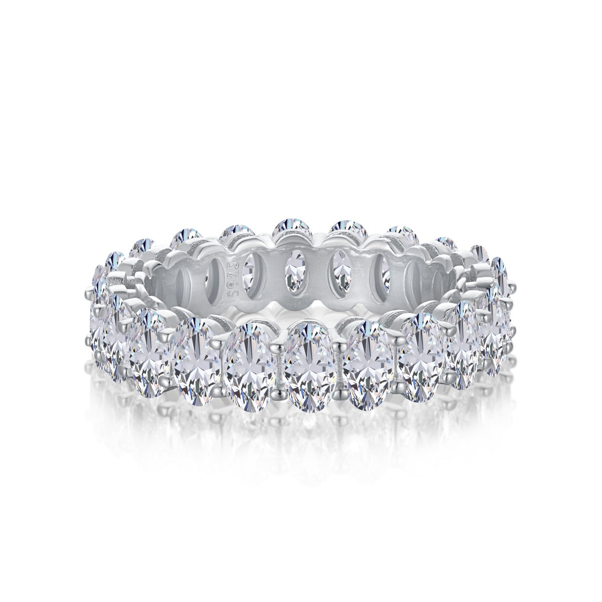 [HOT] Bague de tennis ovale ornée