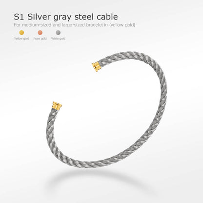 DIANA FORCE SERIES BRACELET CABLES 50 CHOICES (DIY SELECTION)