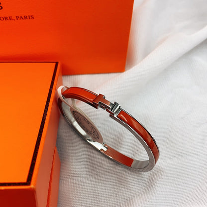 DIANA CLASSIC HM CLIC RED 8MM ENAMEL BRACELET