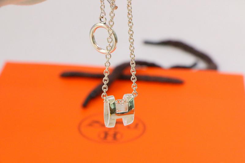 DIANA HM NECKLACE H LETTER OVAL SERIES