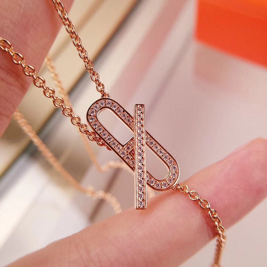 DIANA HM FIRE PIG NOSE NECKLACE TRENDY STREET