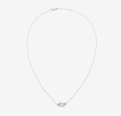 DIANA FORCE 10 DIAMOND SILVER NECKLACE MINI MODEL