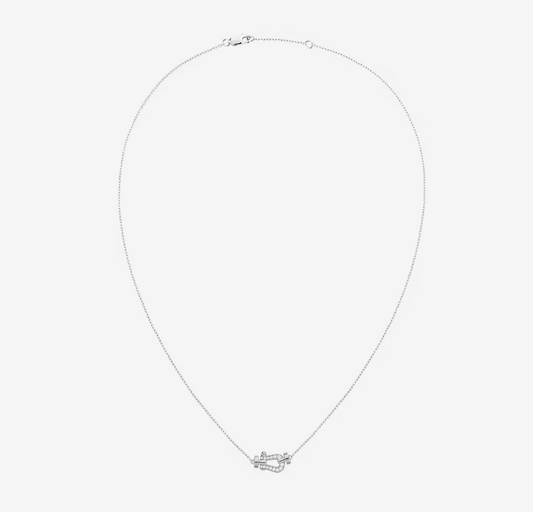 DIANA FORCE 10 DIAMOND SILVER NECKLACE MINI MODEL