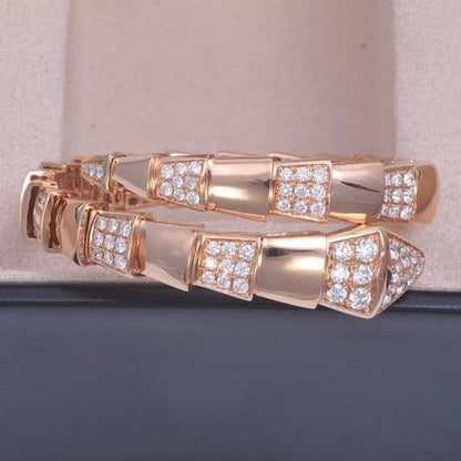 DIANA SERPENTI BRACELET PINK GOLD DIAMOND