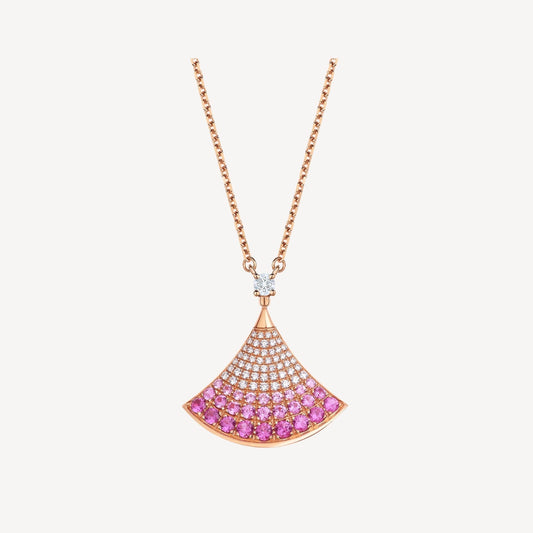 DIANA DREAM NECKLACE PINK GOLD PINK DIAMOND
