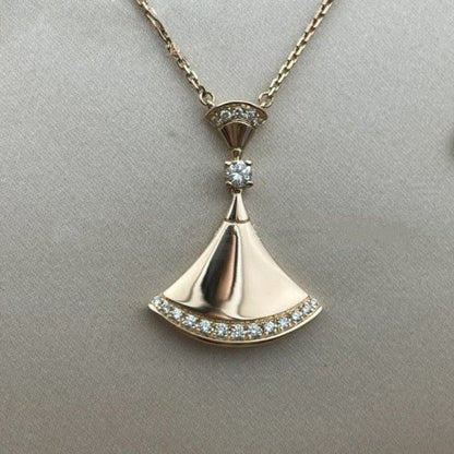 DIANA DREAM NECKLACE PINK GOLD DIAMOND