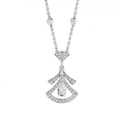 COLLIER DIANA DREAM DIAMANT BLANC ARGENT