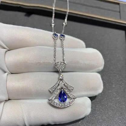 DIANA DREAM NECKLACE AGATE DIAMOND SILVER