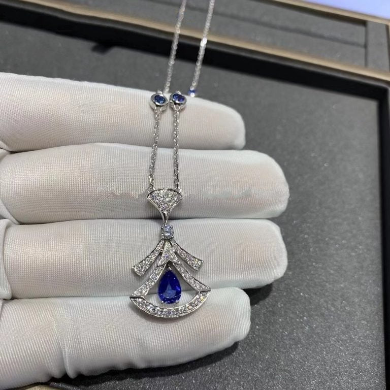 DIANA DREAM NECKLACE AGATE DIAMOND SILVER