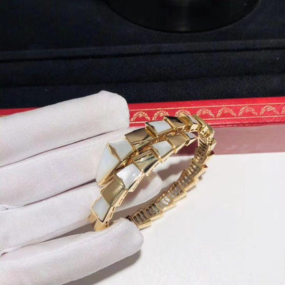 DIANA SERPENTI BRACELET MOP GOLD