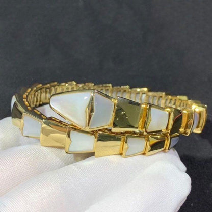DIANA SERPENTI BRACELET MOP GOLD