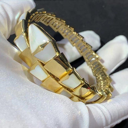 DIANA SERPENTI BRACELET MOP GOLD