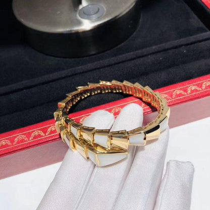 DIANA SERPENTI BRACELET MOP GOLD