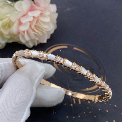 DIANA SERPENTI BRACELET PINK GOLD MOP DIAMOND