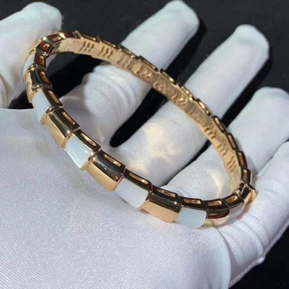 DIANA SERPENTI BRACELET PINK GOLD MOP