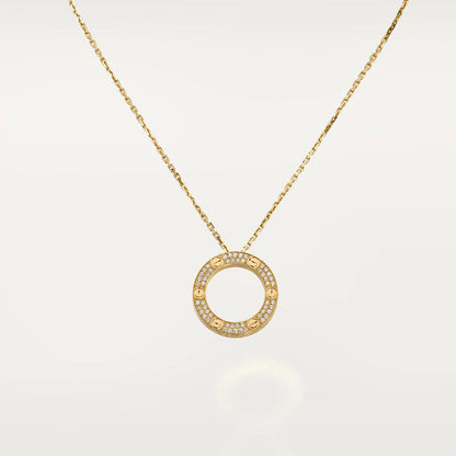 DIANA LOVE NECKLACE ADJUSTABLE ROSE GOLD